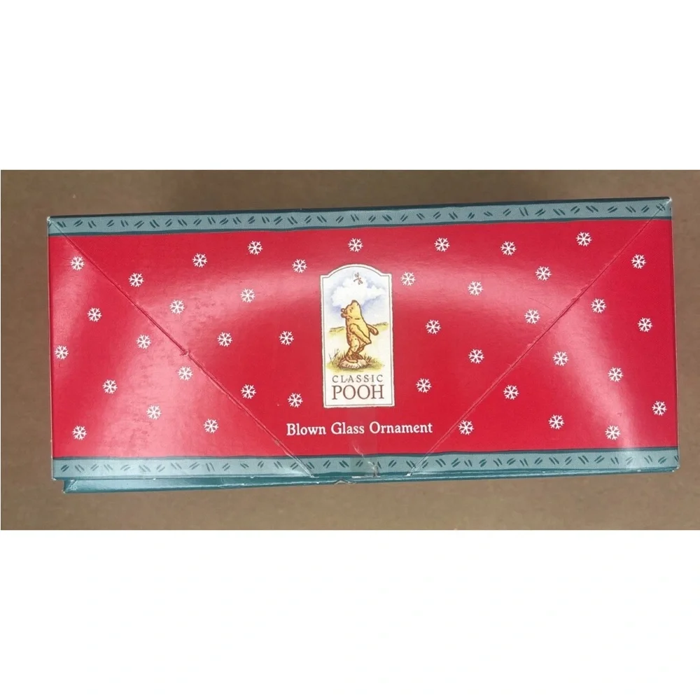 1998 Winnie the Pooh Christmas Ornament blown glass - Picture 2 of 6